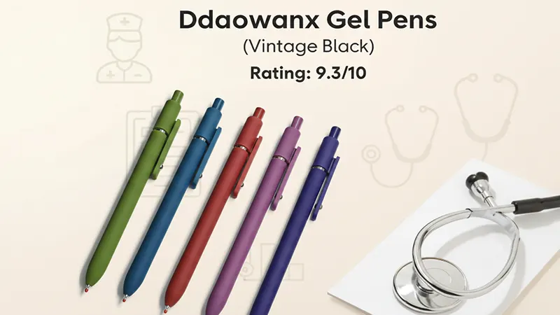 Ddaowanx Gel Pens (Vintage Black)