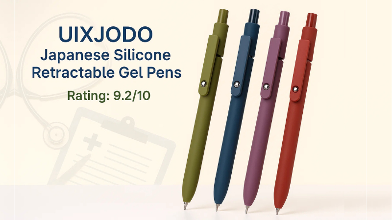 UIXJODO Japanese Silicone Retractable Gel Pens