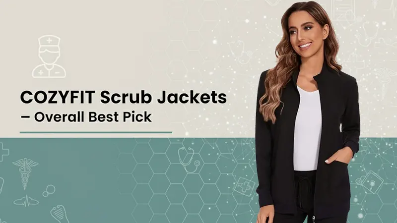 COZYFIT Scrub Jackets - overall best pick