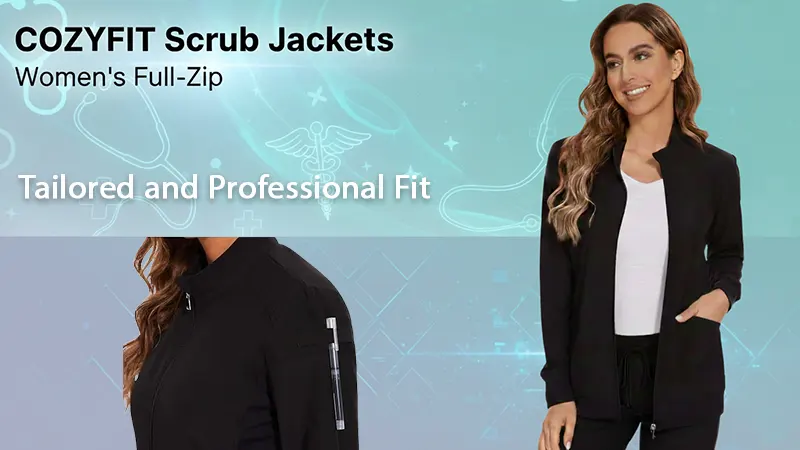 COZYFIT Scrub Jackets for Nurses