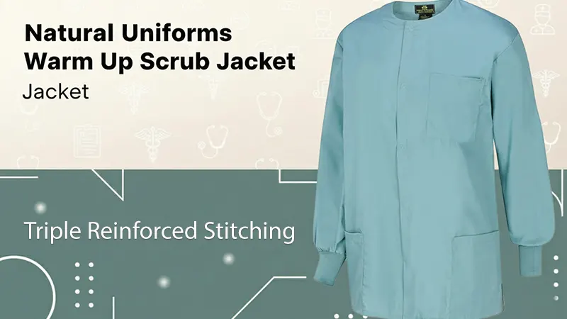 Natural Uniforms Warm Up Scrub Jacket