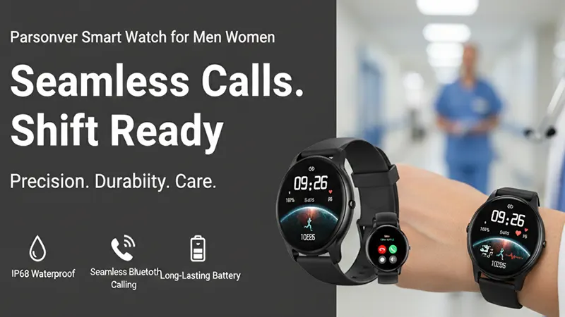 Finding the Best Smartwatch for Nurses in 2026: The Ultimate Guide 14 Parsonver Smart Watch for Men Women