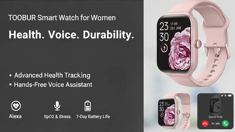 Finding the Best Smartwatch for Nurses in 2026: The Ultimate Guide 18 TOOBUR Smart Watch for Women