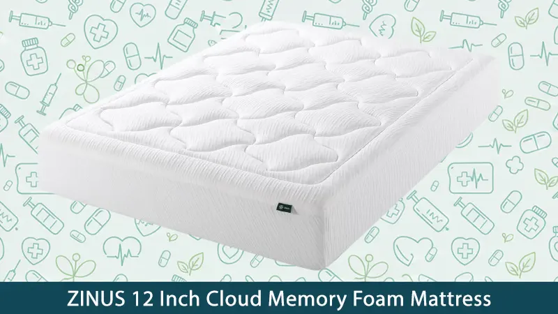 ZINUS 12 Inch Cloud Memory Foam Mattress