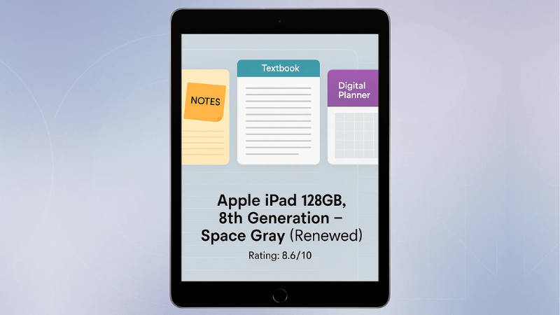 Apple iPad 128GB, 8th Generation – Space Gray (Renewed)