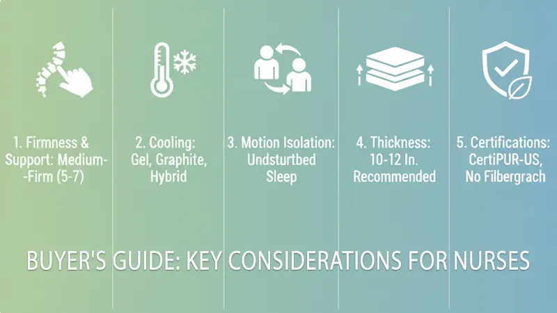 Buyer's Guide: Key Considerations for the Best Mattresses for Nurses